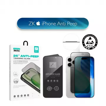 Захисне скло ZK для iPhone 17 Pro 2.5D Anti Peep