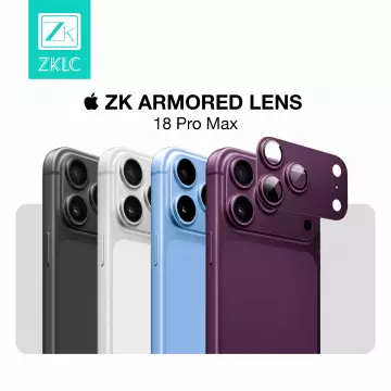 Захисне скло ZK для камери iPhone 18 Pro Max Armored Lens Protection Glass