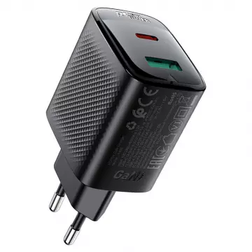 Адаптер ACEFAST [A106] GaN Fast Charger USB-C+USB PD45W