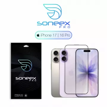 Захисне скло Soneex Pro для iPhone 16 Pro/17 2.5D Full Screen