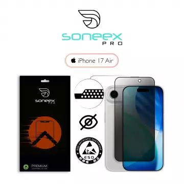Захисне скло Soneex Pro для iPhone 17 Air 2.5D Anti Peep
