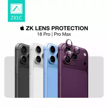 Захисне скло ZK для камери iPhone 18 Pro/18 Pro Max Lens Protection Glass