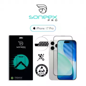 Захисне скло Soneex Pro для iPhone 17 Pro 2.5D Full Screen