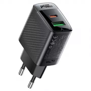 Адаптер ACEFAST [A98] Dual Port Fast Charger USB-C+USB 30W