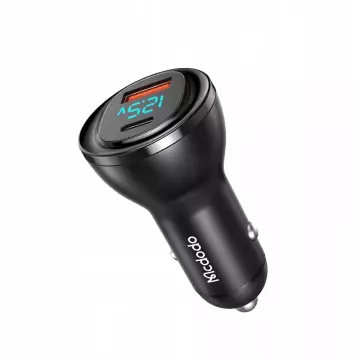 Прикурювач Mcdodo [CC-5670] Digital Display PD Fast Car Charger 3A 95W