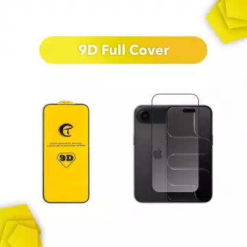 Захисне скло 9D для iPhone 17 Air Full Cover [без упаковки]