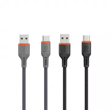Кабель WIWU [Wi-C096] FlameGuard Series USB to USB-C 1.2m