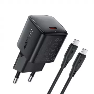 Адаптер ACEFAST [A118-P5] GaN Fast Charger USB-C 30W [with cable USB-C]