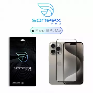 Захисне скло Soneex Pro для iPhone 15 Pro Max 2.5D Full Screen