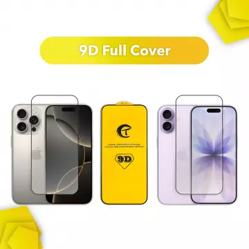 Захисне скло 9D для iPhone 16 Pro/17 Full Cover [без упаковки]