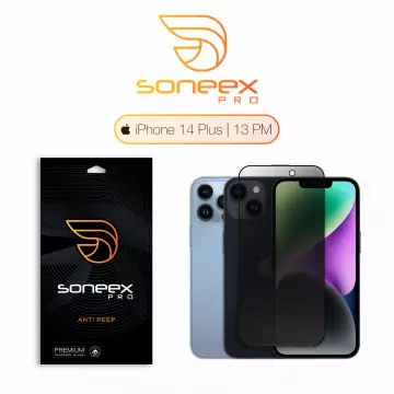 Захисне скло Soneex Pro для iPhone 13 Pro Max/14 Plus 2.5D Anti Peep