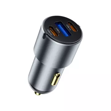 Прикурювач WIWU [Wi-CC032] Nano Pro Car Charger USB+2xUSB-C 60W