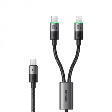 Кабель Mcdodo [CA-6700] Data Fast Charging Cable USB-C to USB-C+Lightning 100W 1.5m