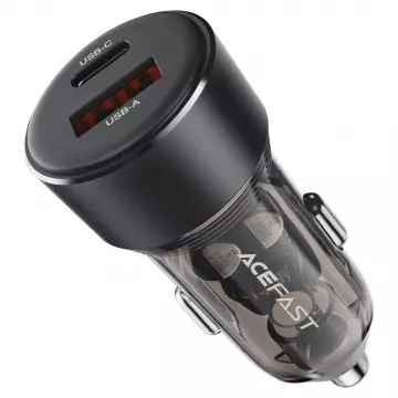 Прикурювач ACEFAST [B12] Fast Car Charger PD+QC 3A 60W