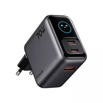 Адаптер Mcdodo [CH-4190] Smart Charger with Color DIsplay 2xUSB-C+USB 70W