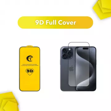 Захисне скло 9D для iPhone 15 Pro Max Full Cover [без упаковки]