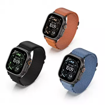 Ремінець DUX DUCIS для Apple Watch 42/44/45/46/49mm GS Series [with Black Hardware]