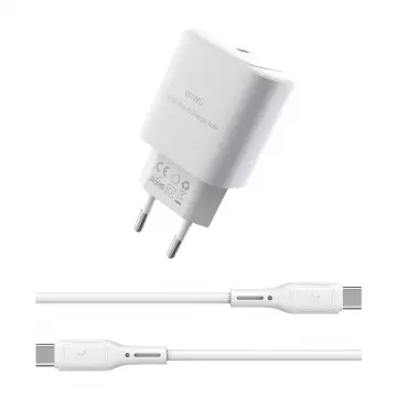 Адаптер WIWU [Wi-G008] Essen GaN Fast Charger USB-C 30W [with cable USB-C]