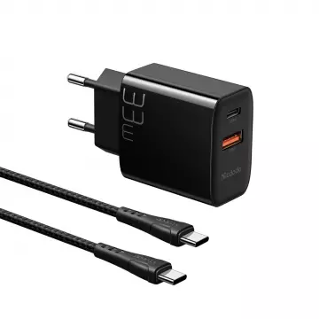 Адаптер Mcdodo [CH-0922] Fast Charger USB-C+USB 33W [with cable USB-C]