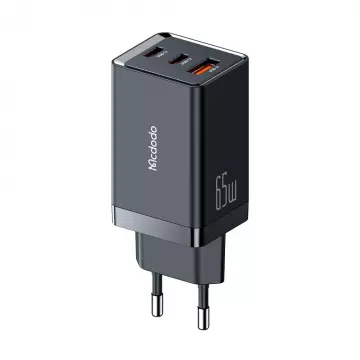 Адаптер Mcdodo [CH-1540] GaN 5 Mini Fast Charger 2xUSB-C+USB 65W