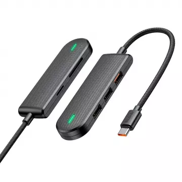 Хаб Mcdodo [HU-1430] 5in1 USB-C to 2xUSB3.0+USB2.0+SD/MicroSD