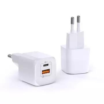 Адаптер WIWU [RY-U33] GaN Fast Charger USB-C+USB 33W
