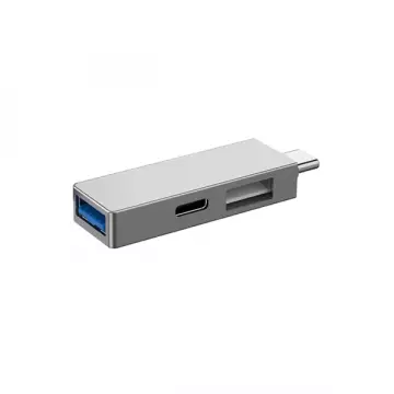 Хаб WIWU [T02 Pro] USB-C to 2xUSB+USB-C