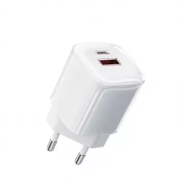 Адаптер WIWU [Wi-U018] Jello GaN Fast Charger USB-C+USB 35W