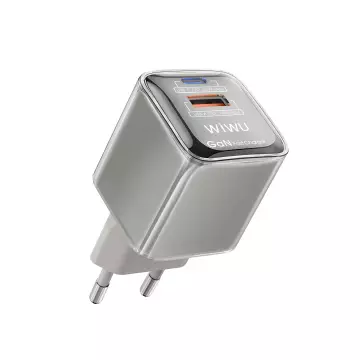 Адаптер WIWU [Wi-U032] Jello GaN Fast Charger USB-C+USB 35W