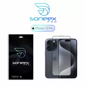 Захисне скло Soneex Pro для iPhone 15 Pro 2.5D Full Screen