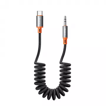 AUX Mcdodo [CA-0900] Digital Audio Coiled Cable 3.5mm to USB-C 1.8m