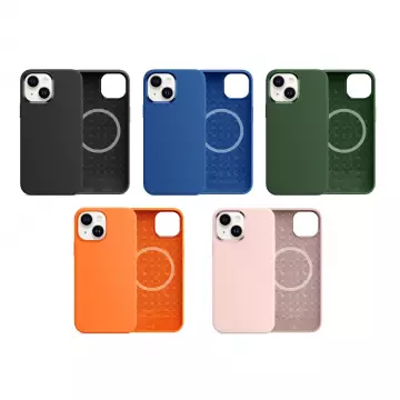 Чохол Comma для iPhone 15 Magnetic Silicone Nature Series