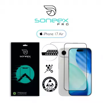 Захисне скло Soneex Pro для iPhone 17 Air 2.5D Full Screen
