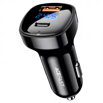 Прикурювач ACEFAST [B4] Digital Display Series PD+QC 3A 66W