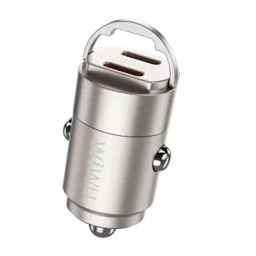 Прикурювач WIWU [Wi-QC029] Nano Car Charger 2xUSB-C 30W