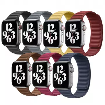 Ремінець для Apple Watch 42/44/45/49mm Leather Link Series