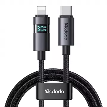 Кабель Mcdodo [CA-6570] Horizontal LED Display Data Cable USB-C to Lightning 36W 1.2m