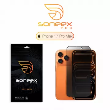 Захисне скло Soneex Pro для iPhone 17 Pro Max 2.5D Anti Peep