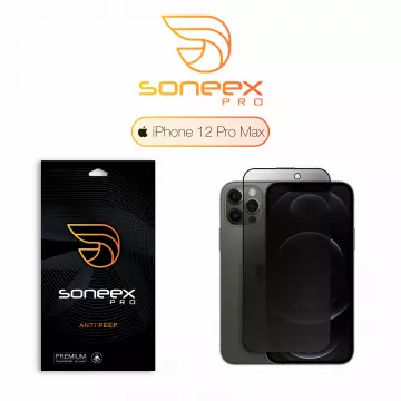 Захисне скло Soneex Pro для iPhone 12 Pro Max 2.5D Anti Peep