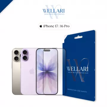Захисне скло Wellari для iPhone 16 Pro/17 3D Full Screen