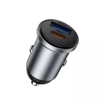Прикурювач WIWU [Wi-CC030] Nano Lite Car Charger USB+USB-C 35W