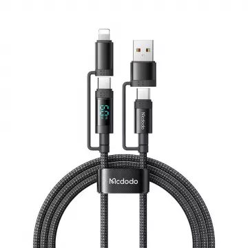 Кабель Mcdodo [CA-1990] 4in1 Travel Data Cable USB-C/USB to USB-C/Lightning 60W 1.2m