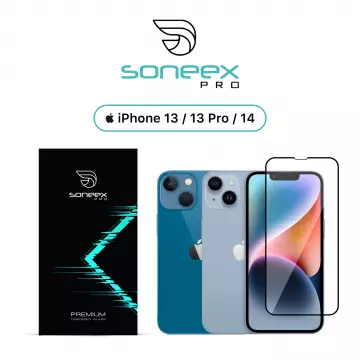 Захисне скло Soneex Pro для iPhone 13/13 Pro/14/16e/17e 2.5D Full Screen