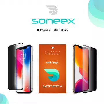 Захисне скло Soneex Pro для iPhone X/Xs/11 Pro 2.5D Anti Peep