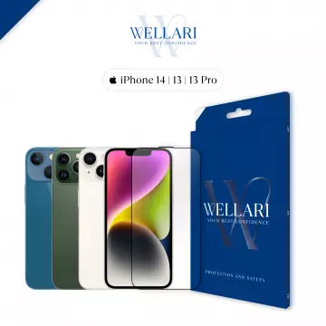 Захисне скло Wellari для iPhone 13/13 Pro/14/16e/17e 3D Full Screen