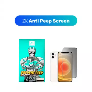 Захисне скло ZK для iPhone 12 Mini 2.5D Anti Peep