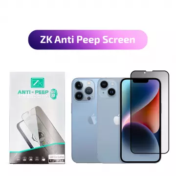 Захисне скло ZK для iPhone 13 Pro Max/14 Plus 2.5D Anti Peep