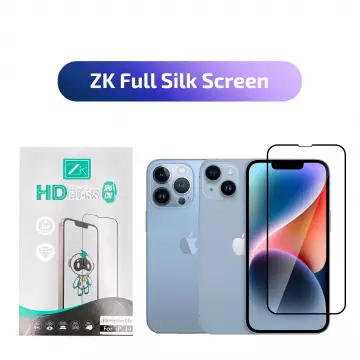 Захисне скло ZK для iPhone 13 Pro Max/14 Plus 2.5D Full Screen