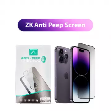 Захисне скло ZK для iPhone 14 Pro Max 2.5D Anti Peep