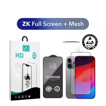 Захисне скло ZK для iPhone 14 Pro Max/15 Plus 2.5D Full Screen